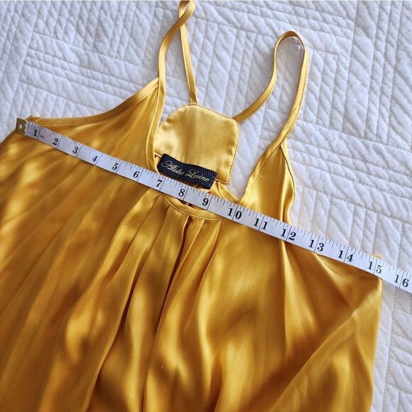 Alisha Levine 100% silk lagenlook luxecore sleeveless midi dress - Picture 7 of 8